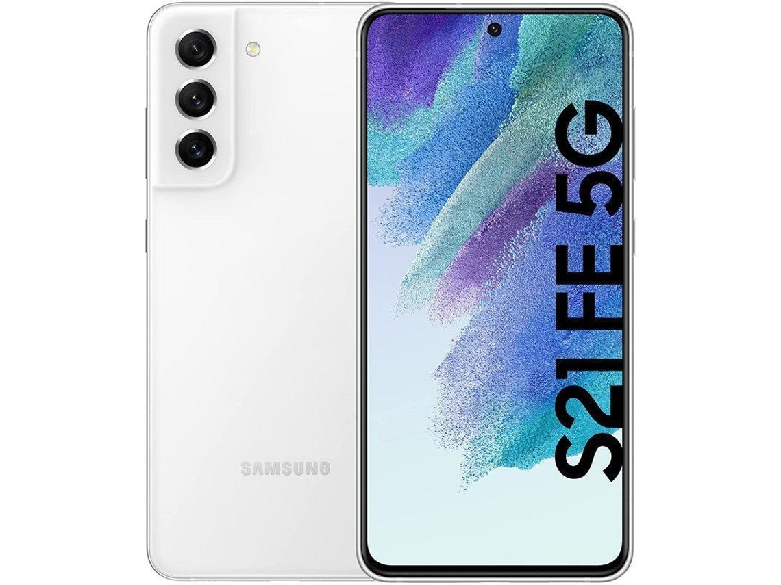 Telefone SAMSUNG Galaxy S21 FE 5G 128GB G990B DS Blanco Reacondicionado Como Nuevo