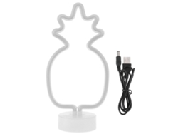 Lámpara De Neón Única Con Base De Mesa, Lámpara De Noche, Decoración Para El Hogar, Led, Funciona Con Usb/pilas.