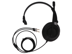 Fone De Ouvido Mono Cabo 3.5mm Com Microfone Hd Cancelamento De Ruído Enc Para Pc Escritório Telefone
