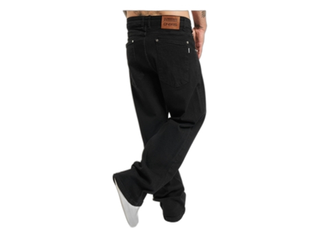 Pantalones de Vaquero de Hombre DANGEROUS DNGRS Homie Baggy Negro (36x32)
