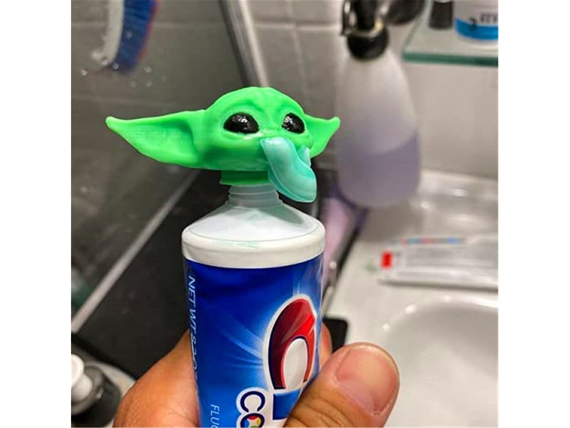 Dispensador De Pasta De Dientes De Yoda, Ideal Para La Higiene Del Bebé Y El Baño. Regalo Perfecto Para Fans.