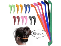 Paquete de 6 correas antideslizantes para gafas de niños/adultos, pares de ganchos para sujetar a las orejas, soporte de seguridad y más GOKOCO