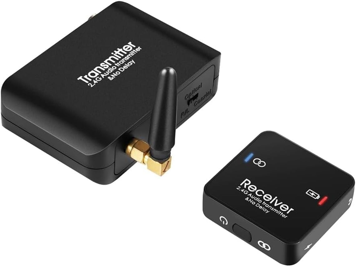 Transmisor Y Receptor De Audio Con Retardo, Adaptador Digital De 2,4 Ghz.