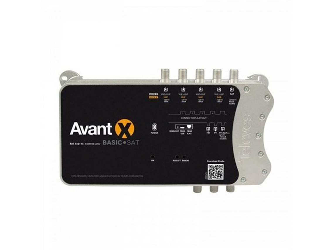 Amplificador Programable Avant X Basic-sat Fm-4x(u/v)-fi Fm-dab-3xu-fi