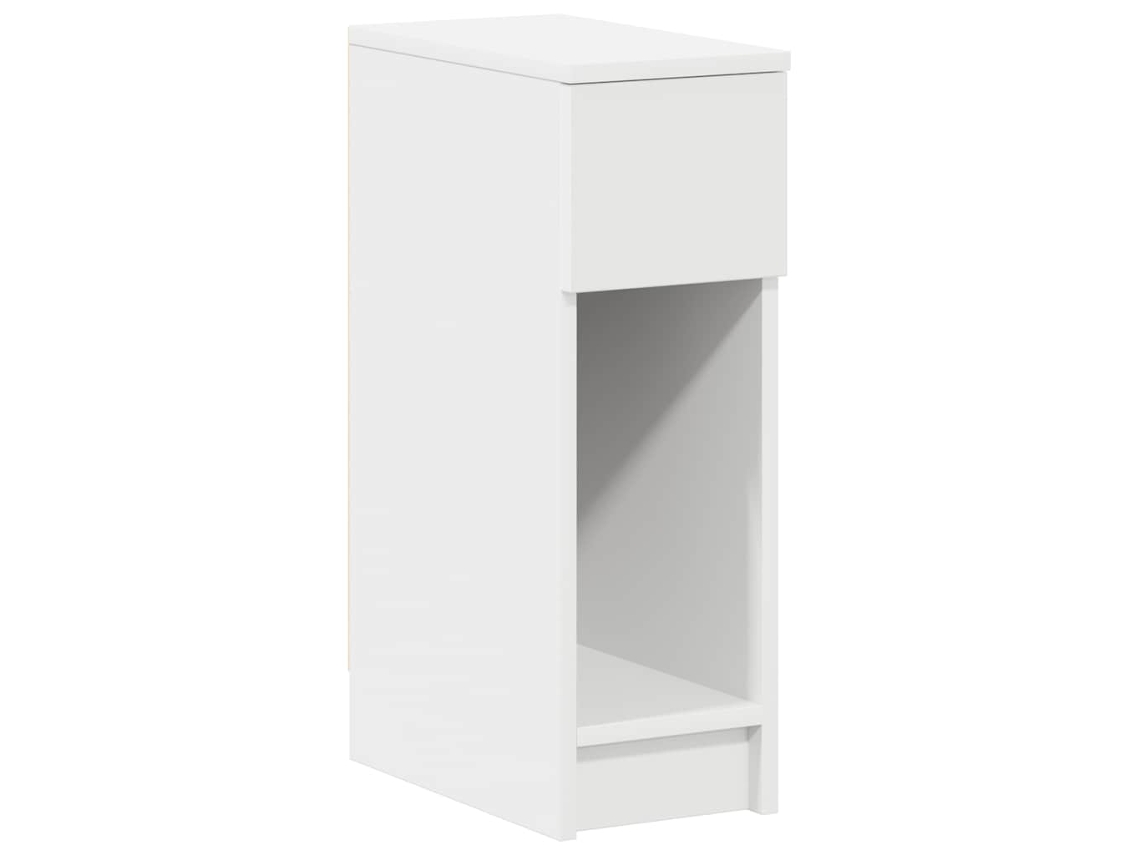 Maison Exclusive - Mesilla De Noche Con Cajón Blanca 20x36x60 Cm