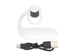 Auriculares Mono Abiertos Con Bluetooth 5.3 Y Cancelación De Ruido Blanco.