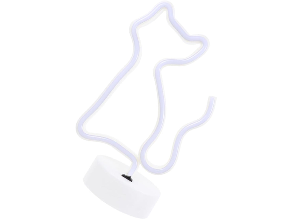 Juego de 1 luz LED de neón decorativa con forma de gato, luz nocturna original para fiestas, Vayotoy