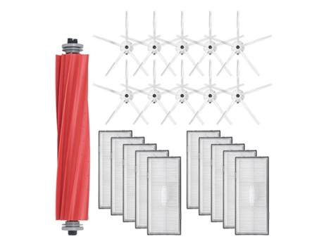 Para Roborock S7 T7S accesorio de filtro cepillo principal de goma desmontable/cubierta paño de mopa Cepillo Lateral piezas de limpiador al vacío