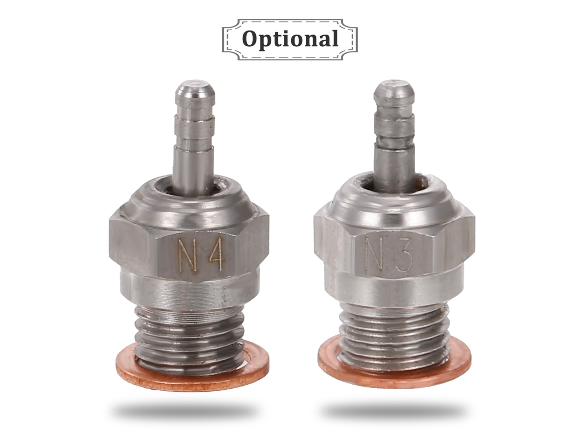 Bujía De Acero N3 Para Motores Rc Nitro, Coches, Camiones, Buggies, Compatible Con Redcat Hsp Hpi