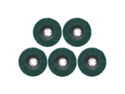 Disco De Apertura De Fibra De Nailon De 100 Mm Y Grano 120 Para Pulido Y Desbaste Con Rueda Elástica