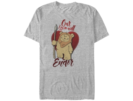 Camiseta Unisexo DEEPSTONE Our Love Will Endor Star Wars brezo atlético (XL)