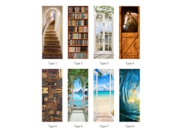 Pegatinas de espejo rómbicas acrílicas (autoadhesivas decorativas)