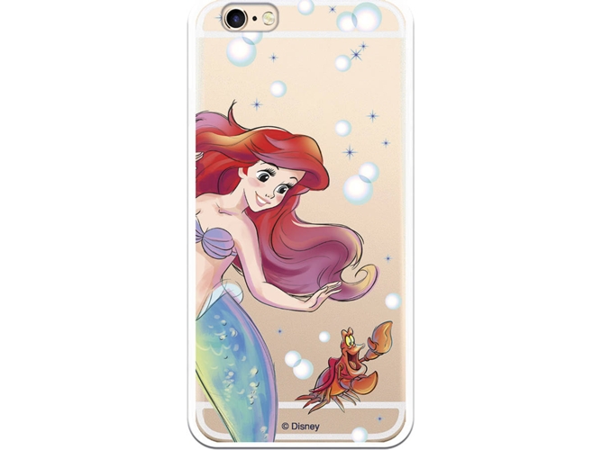 Carcasa iPhone 6, 6s DISNEY Ariel y Sebastián Multicolor
