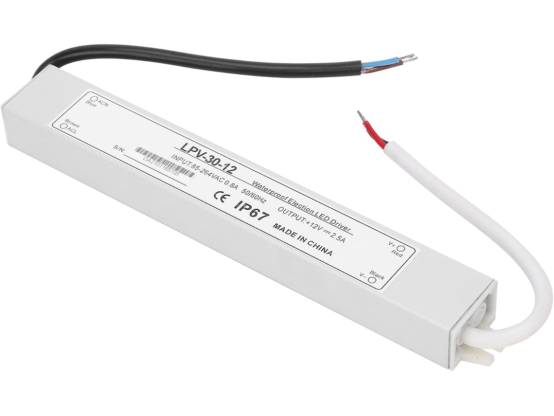 Fuente De Alimentación Conmutada De Salida Única Con Controlador Led Impermeable Ip67 Para Uso