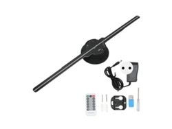 Ventilador Holográfico 3d 512x234p 234 Leds Máquina Publicitaria De 16,5 Pulgadas 100-240v Enchufe Europeo