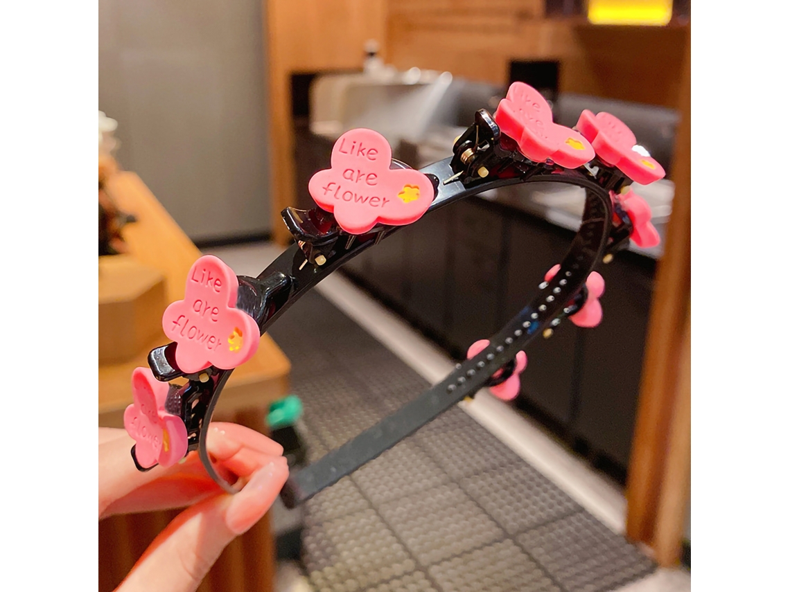 Diadema Para Niñas Con Colgante Bonito, Diadema De Pelo Exquisita Para Viajes Y Vida Diaria, Mariposa Rosa