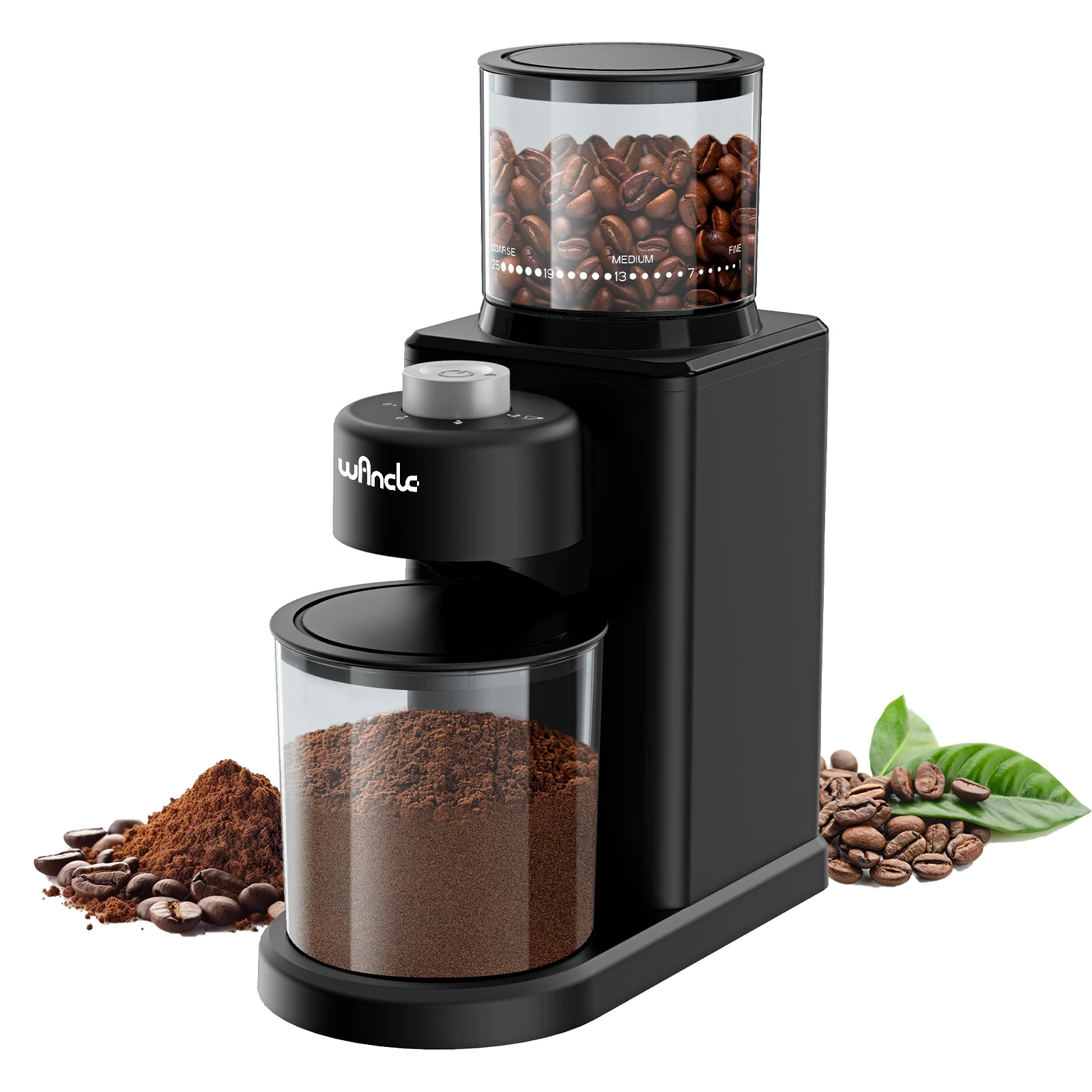 Molinillo De Café Eléctrico Cónico (220 V) Con 25 Velocidades De Molienda.