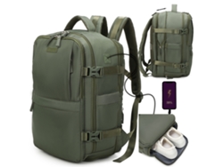 Mochila de cabina expandible Ryanair de los años 90, color verde militar (40 x 25 x 20 cm, 20 l, 25 l)