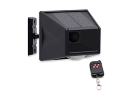 Rebe-luz De Alarma Solar Exterior Con Detector De Movimiento, Luz Estroboscópica Solar Con Control Remoto Y Alarma Sonora Para Jardín, Granja Y Garaje