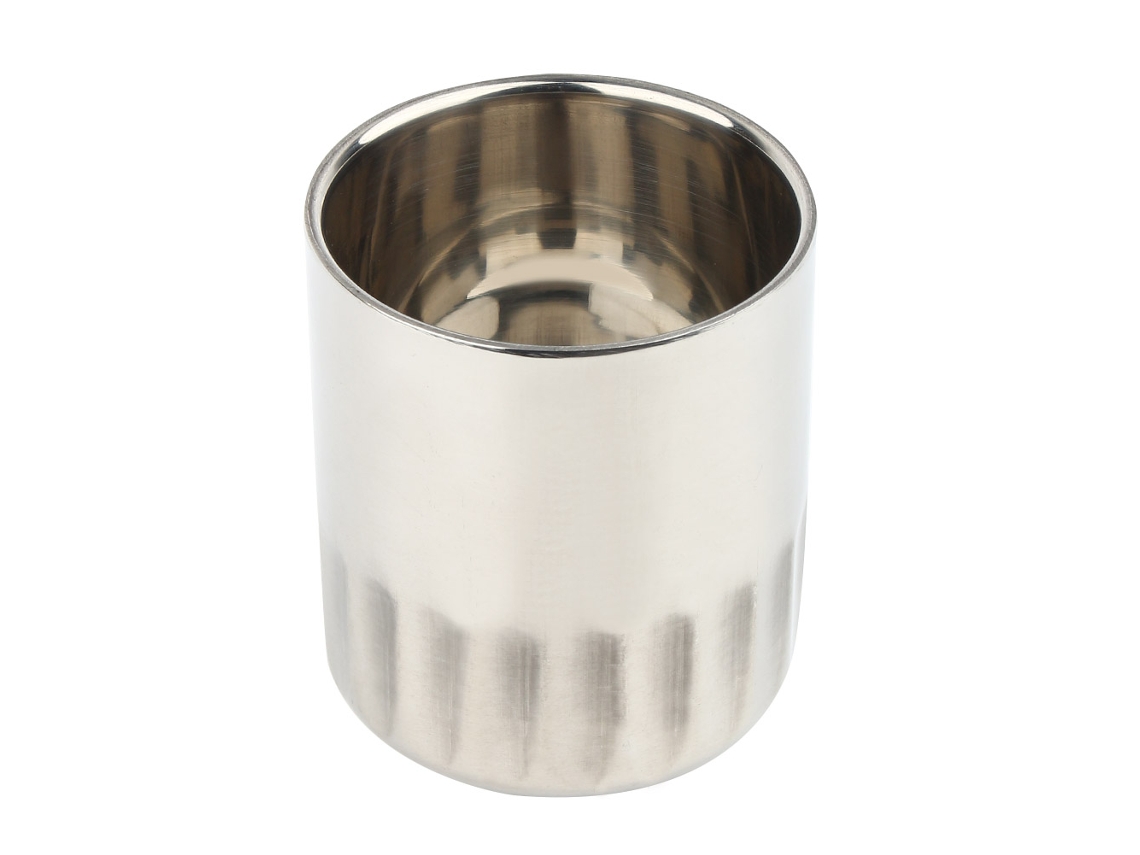 MEOIRUERY Vaso de Acero Inoxidable Doble Capa 180 ml, Taza para Té, Agua, Cerveza, Café, Hogar