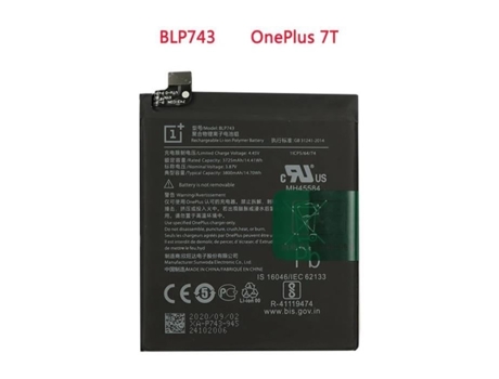 Batería ONEPLUS Blp 743 para ONEPLUS 7T