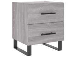 Maison Exclusive - Mesita De Noche Madera De Ingeniería Gris Sonoma 40x35x47,5 Cm
