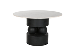 Mesa Redonda Comedor Mango Marmol 120x120x76cm