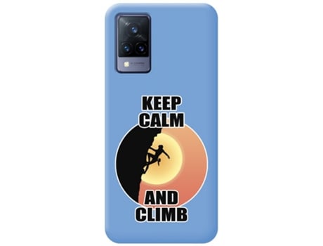 Carcasa Vivo V21 5G TUMUNDOSMARTPHONE Silicona Líquida Dibujos Azul