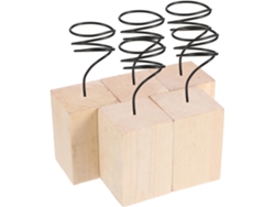 Soportes De Madera Para Plantas De Aire Inoomp De 5 Piezas, Soportes De Mesa Con Diseño Moderno, Adecuados Para Sala De