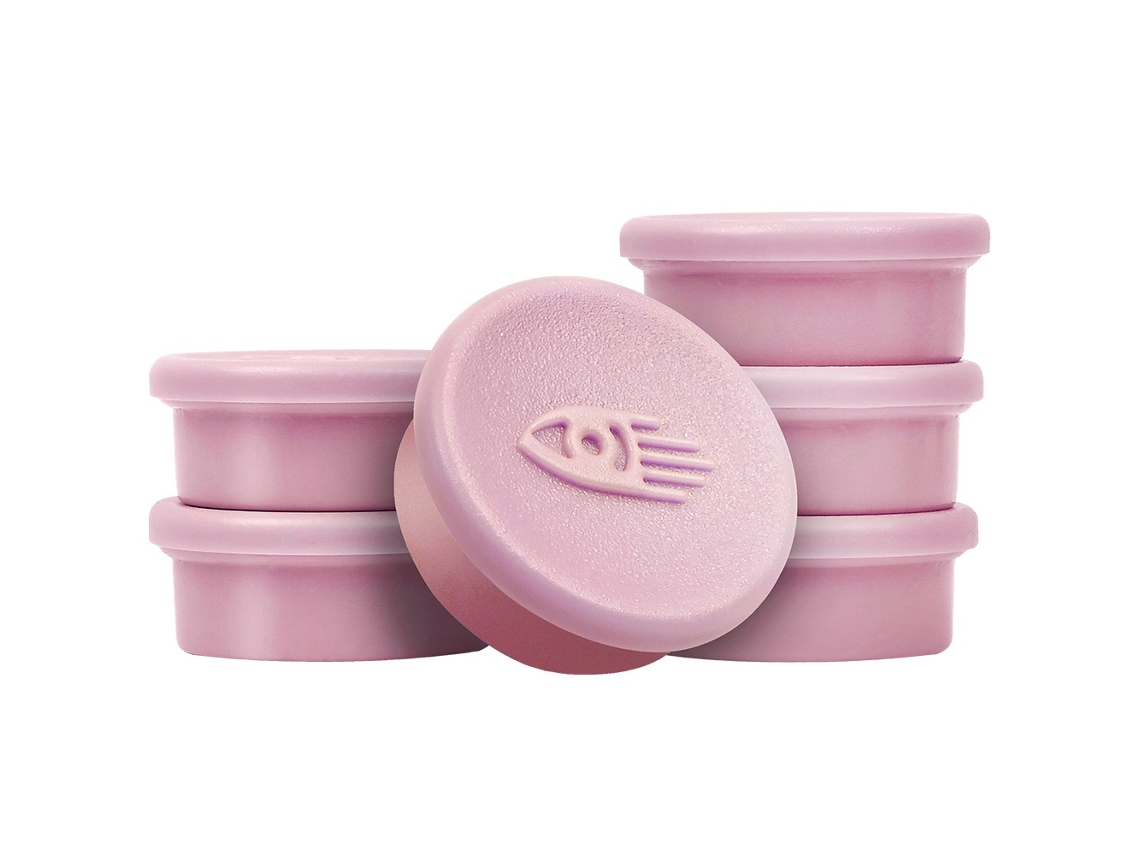 Imanes para Pizarra Blanca, 20 mm, 10 piezas, Rosa Suave LEGAMASTER