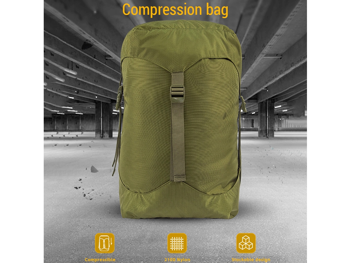 Mali saco de Compressão para Sacola de Dormir Tática Resistente Grande Capacidade 36l para Camping Montanhismo Hiking