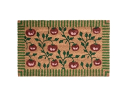 Tapete De Entrada Knik Natural 40 X 60 Cm Folha Fibra De Coco