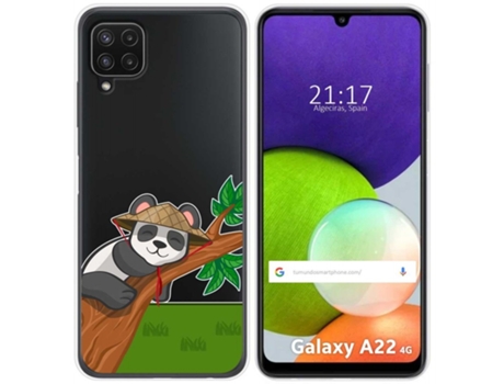 Carcasa Samsung Galaxy A22 4G / M22 TUMUNDOSMARTPHONE Dibujos Transparente Multicolor