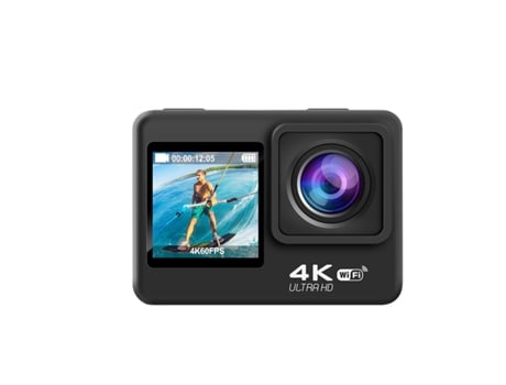Action Cam MYMOBILETRIP Impermeable Control Remoto (4K / 60 Fps - Wi-Fi - 24 MP - 5X Zoom Sports Pro)