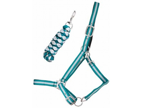 Cabezada doble para caballos + cuerda de guía T de T