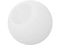 Lámpara De Pared Mm De Cristal Blanco Resistente