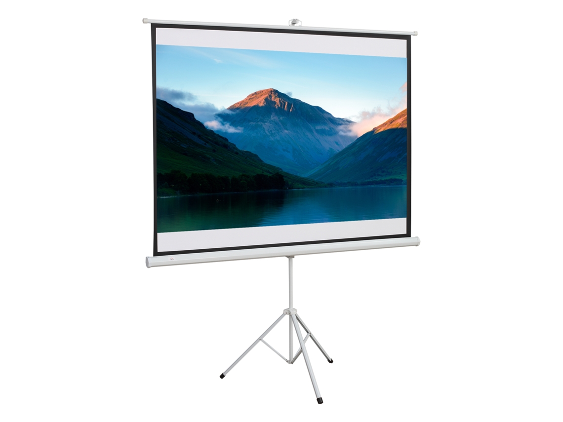 Pantalla de proyección 4:3, pantalla de cine, superficie de presentación para el hogar o la oficina, blanca VISTA