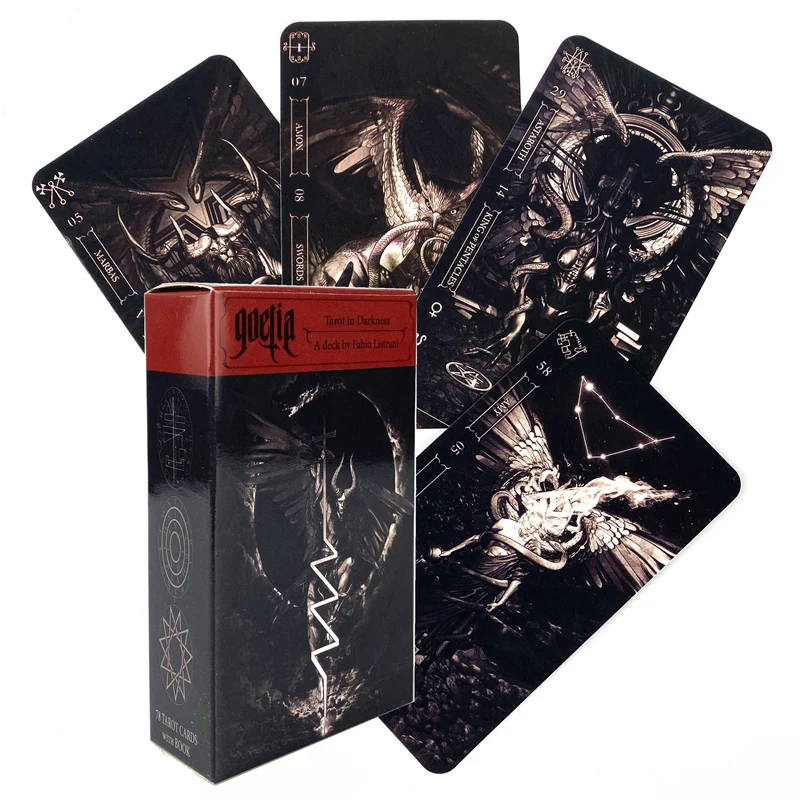 Nuevas Cartas Del Tarot Goetia Juego De Cartas Del Tarot Oscuro