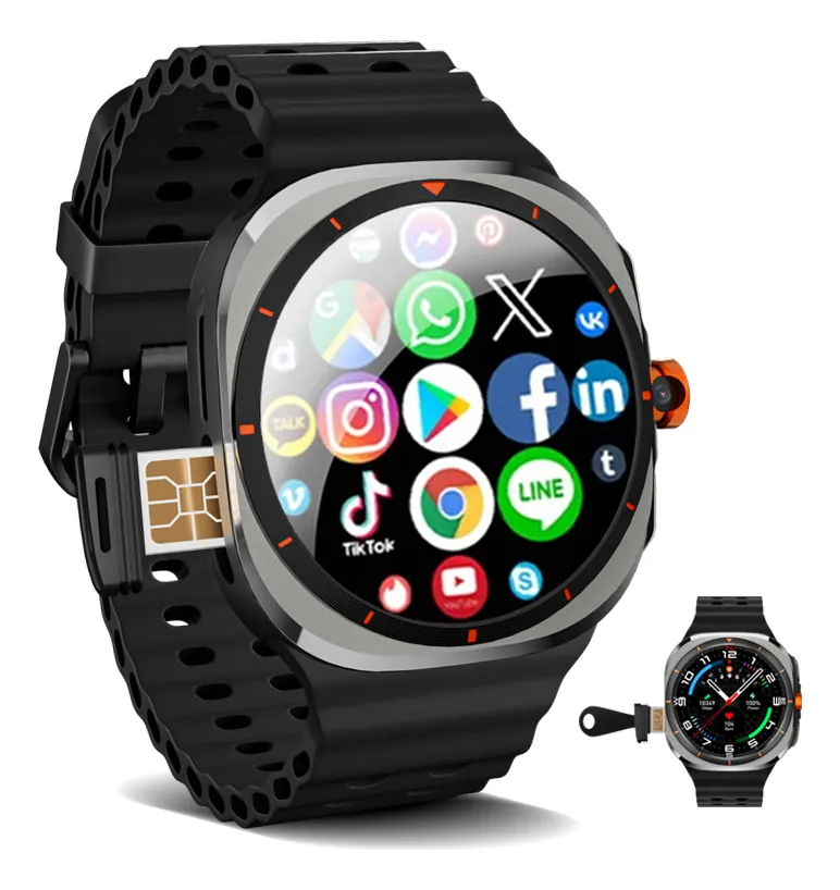 Reloj inteligente 4G/WiFi 2025 para hombre y mujer con llamadas de voz de Vozvayotoy