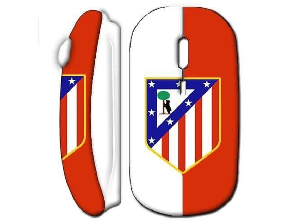 Ratón inalámbrico Logotipo Do Atlético de Madrid Branco MANIACASE