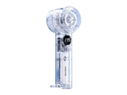 Ventilador Portátil Transparente Recarregável Via Usb, Mini, Para Exteriores, Modelo 2026
