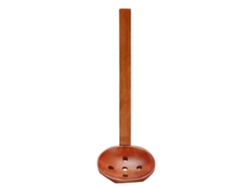 Colador de madera con cuchara resistente al desgaste y mango largo para cenas familiares y catering