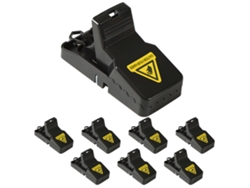 Trampa Para Ratas Y Ratones, 6 Unidades, Eficaz, Sensible, Reutilizable, Para Interiores, Hogar Y Oficina.