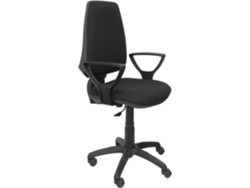 Silla de Escritorio Operativa PYC Elche CP Negro BF (Brazos Fijos - Tejido)
