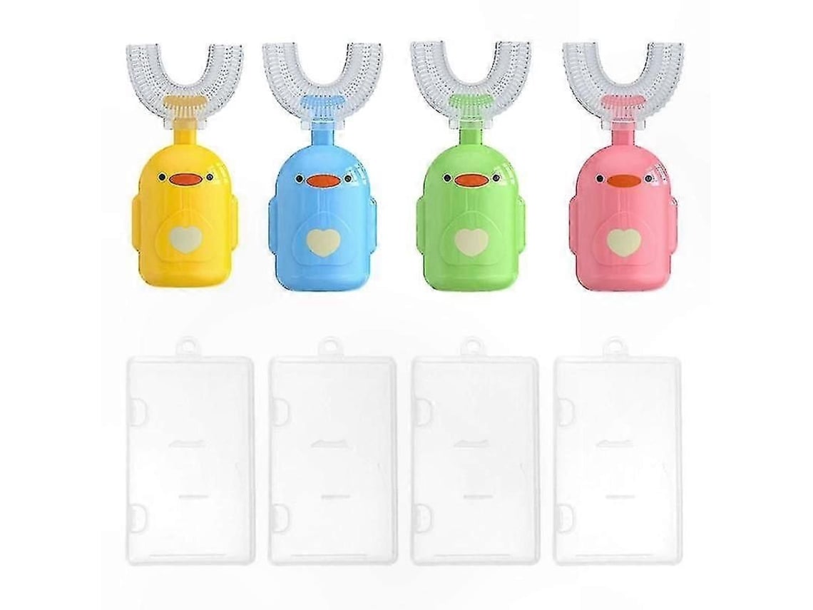 Conjunto De 4 Escovas De Dentes Em Formato De U
