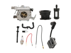 Kit Carburador Bujía Filtro Combustible Para Motosierra Stihl 017 018 Ms170 Ms180 Piezas De Repuesto