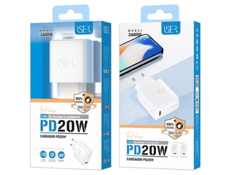Cargador ISER SA0018 Blanco