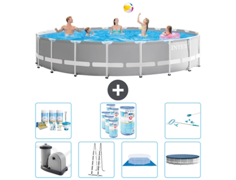 Piscina Tubular INTEX 26756GN-CB46 (32695 L - 610x132cm)