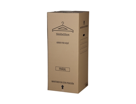Caja armario para mudanzas