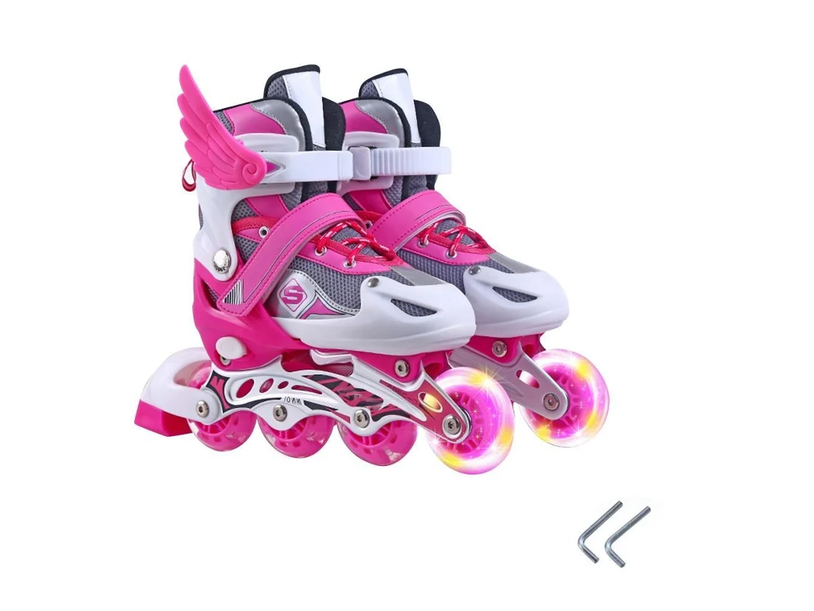Patines en línea ajustables para niños y adultos, patines de hielo